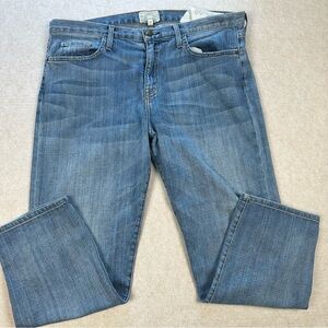CURRENT/ELLIOTT The Boyfriend Jeans Crop Sz 31 EUC